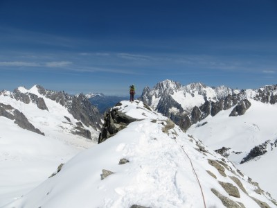 La cresta sommitale....lo spettacolo è impagabile