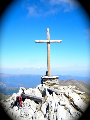 Croce di vetta del Monte Tibert