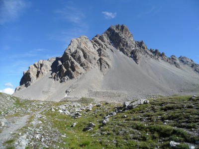 Rocca Bianca dal sentiero Icardi